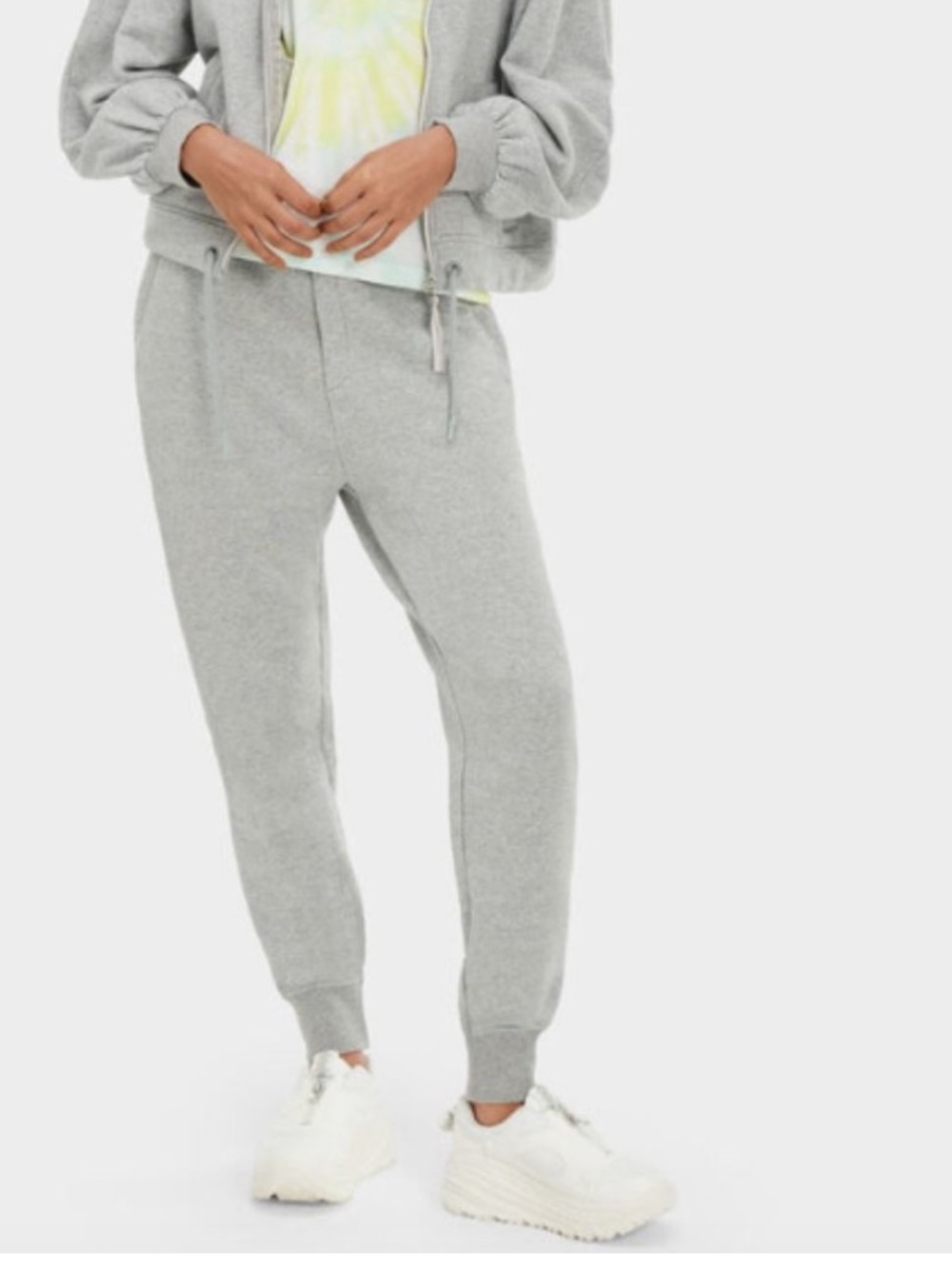 Ugg Erika Jogger Relaxed Fit Gray Size Large